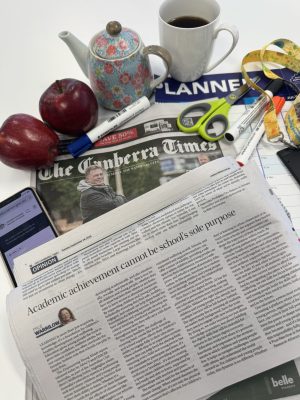 Prue Warrilow OpEd on Learning Canberra Times